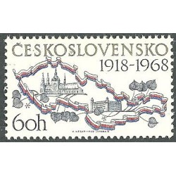 1720.- 50. výročí vzniku Československa,**,