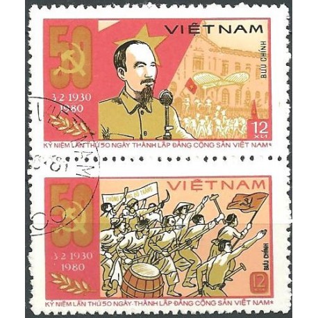 1085- 1086.-,st, Ho Chi Minh,o,
