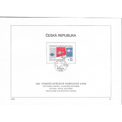 48.NL, 120. výročí Světové poštovní unie - UPU,o",